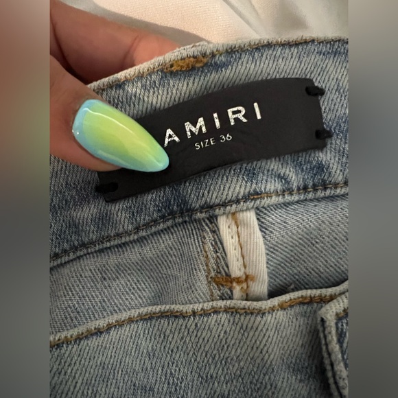 AMIRI MX1 Jeans Light blue / Tan size 36 - Picture 6 of 8